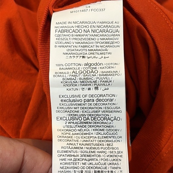 NFL Team Apparel Denver Broncos Long Sleeve Graphic Tee Mens Size 3XL Orange NWT - Picture 11 of 12